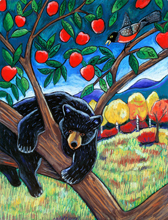 Bear in the Apple Tree
